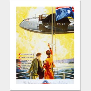 Vintage Travel - Skyways Posters and Art